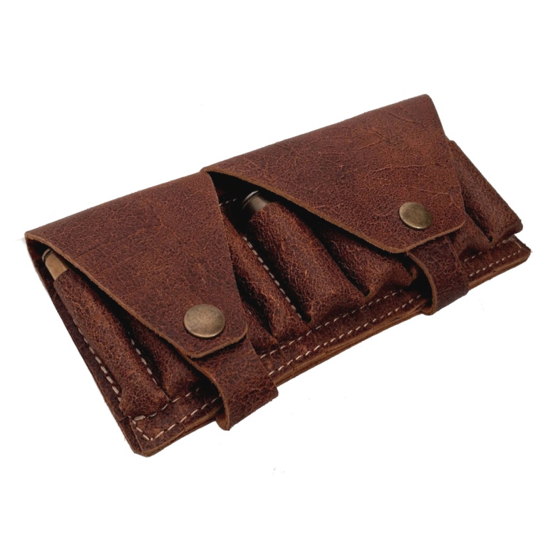 Combi Ammo Pouch Pull-Up Leather 5+5 Cartridges