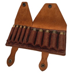 Combi Ammo Pouch Pull-Up Leather 5+5 Cartridges