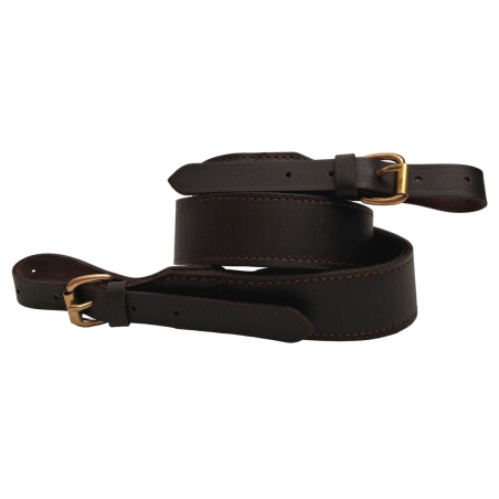Skórzany Pas Nośny Myśliwski 38mm Mosiężne Sprzączki