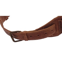 Cartridge Belt for 12 Gauge Shotshell Ammunition - Natural Leather
